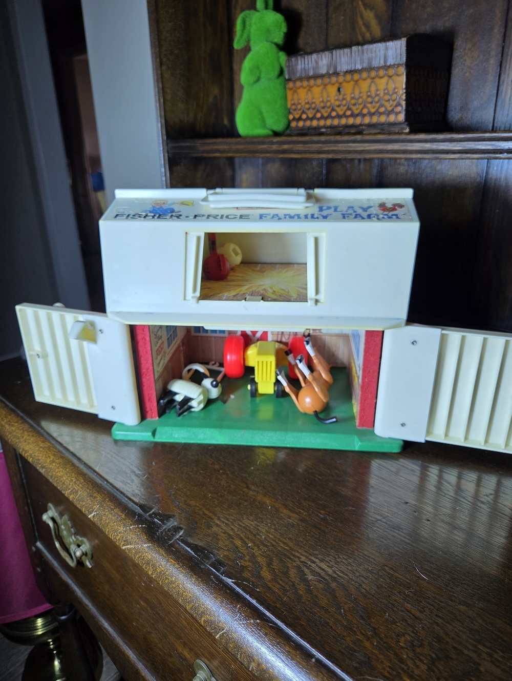 Fisher-Price Red, Yellow and Orange Classic Farm Playset with Figures - Picture 3 of 13